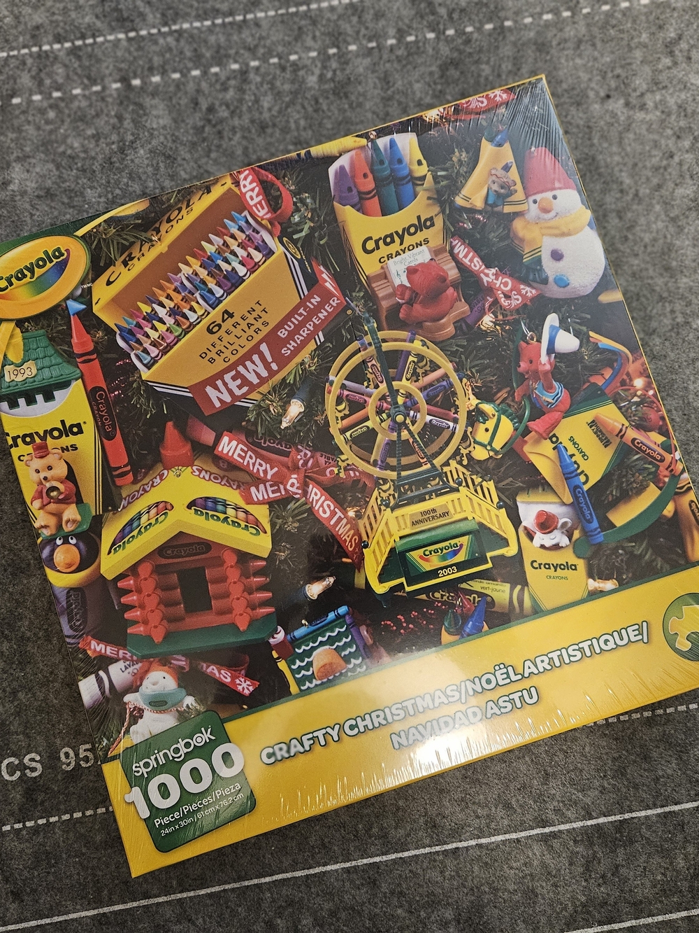 Springbok Crayola Crafty Christmas Kids Puzzle - Multi-Color